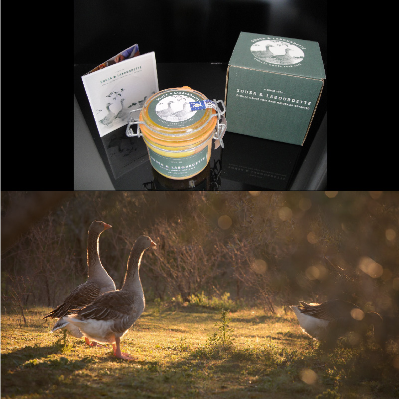 A natural organic foie gras, without force feeding, unique in the world and much to scarce!