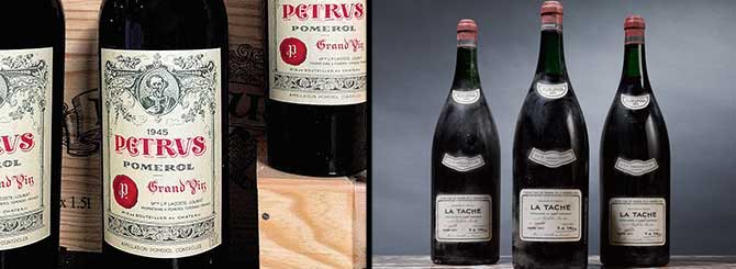 DRC and Pétrus top the auction lists